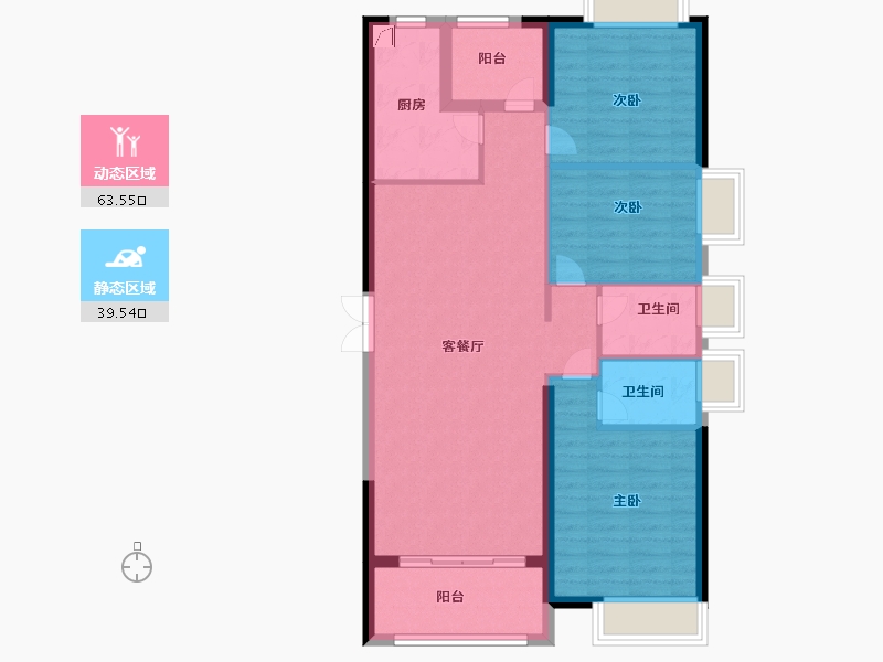 福建省-莆田市-国湄领涵-93.00-户型库-动静分区