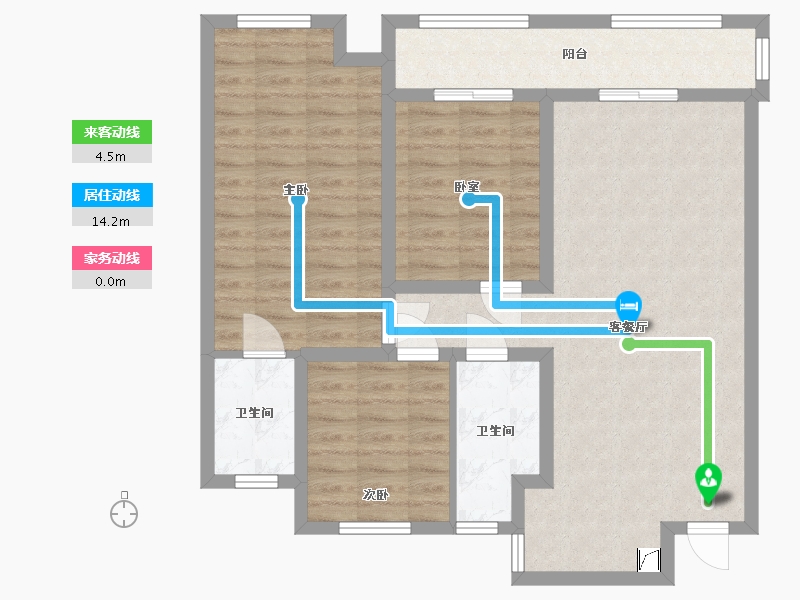 河南省-商丘市-建业公园里-100.00-户型库-动静线