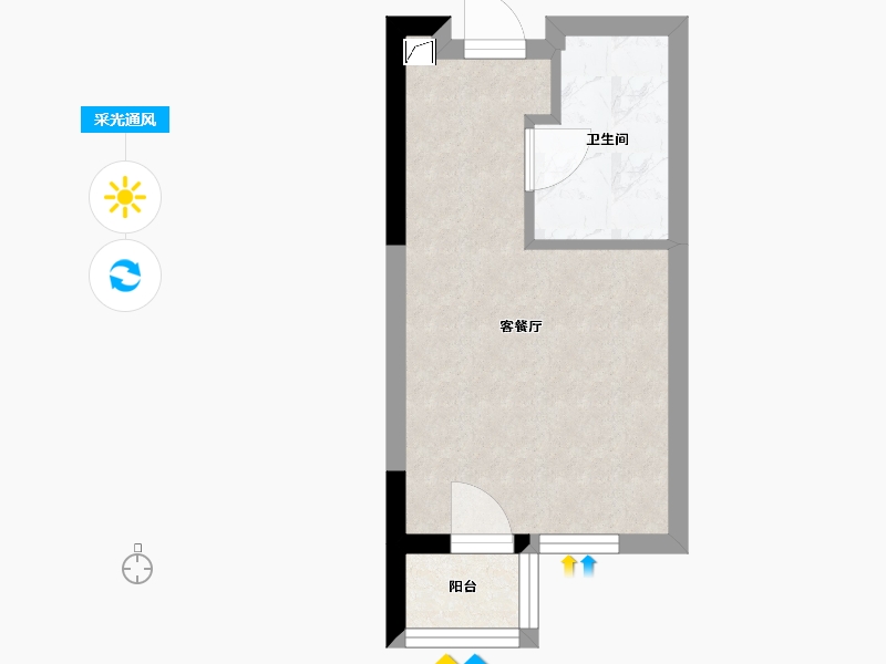 广东省-深圳市-会展湾水岸-24.92-户型库-采光通风