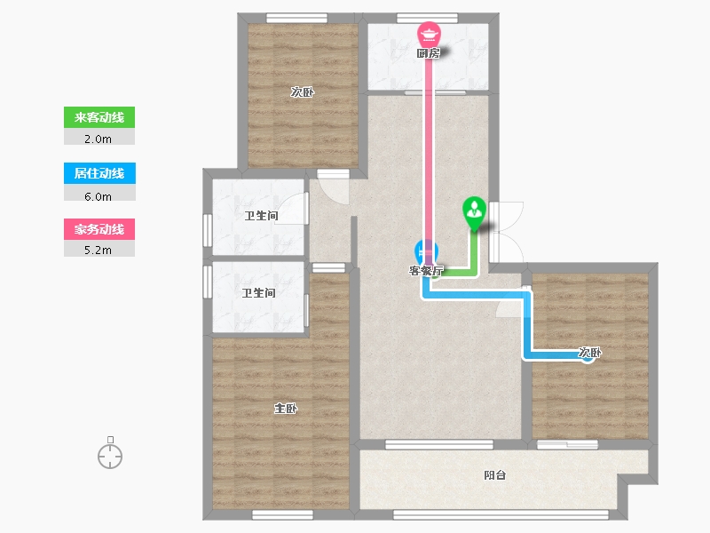 山东省-临沂市-陶然府-97.00-户型库-动静线