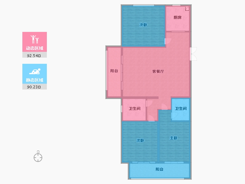 山东省-德州市-奥特莱斯澜泊湾-168.00-户型库-动静分区