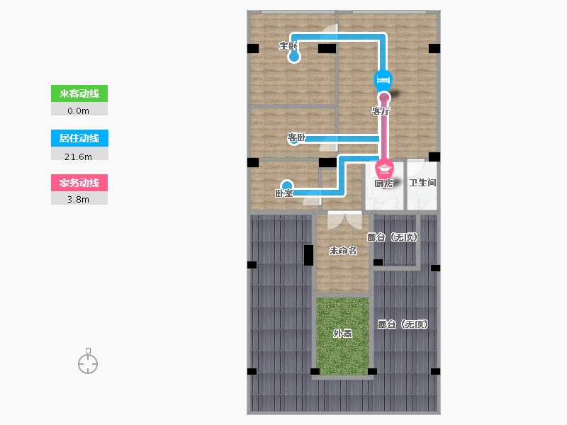 广东省-东莞市-自建房-132.35-户型库-动静线