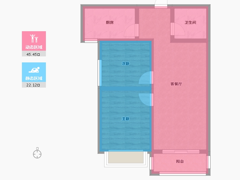 山西省-忻州市-平安未来城-68.20-户型库-动静分区