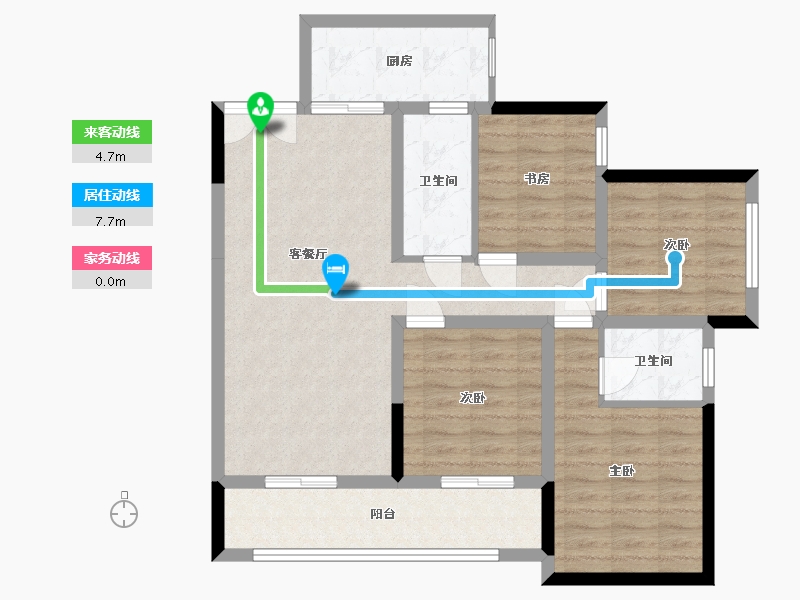 四川省-资阳市-伯盛天禧-96.00-户型库-动静线