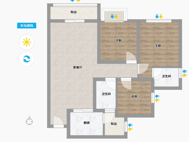 四川省-自贡市-自建-89.00-户型库-采光通风