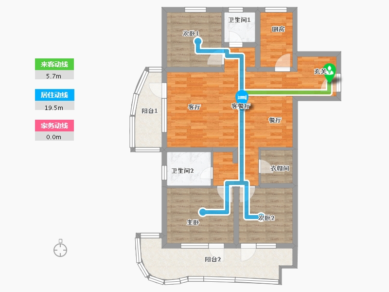 山东省-青岛市-青铁观海地-93.00-户型库-动静线