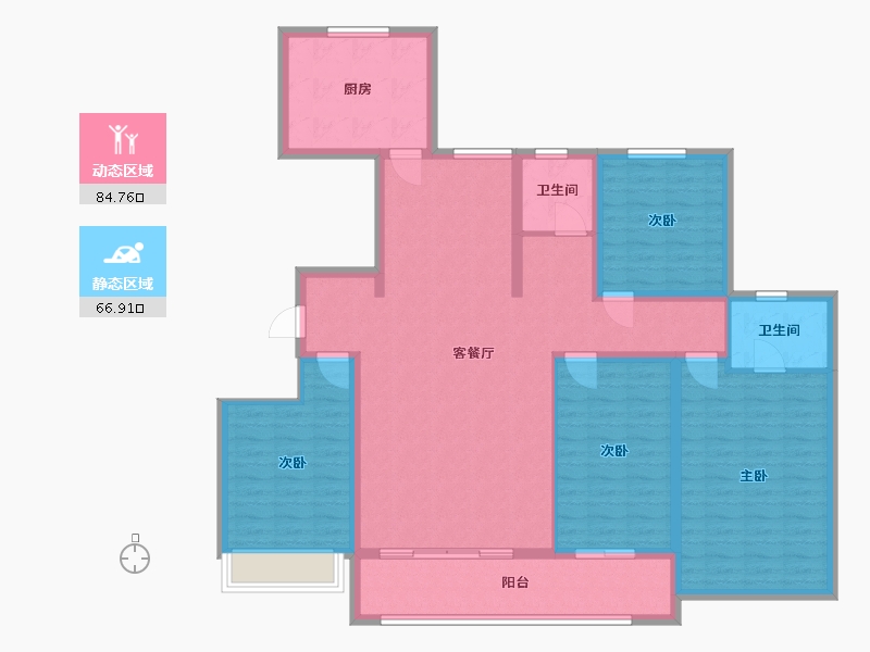 山东省-东营市-贵和府-137.00-户型库-动静分区