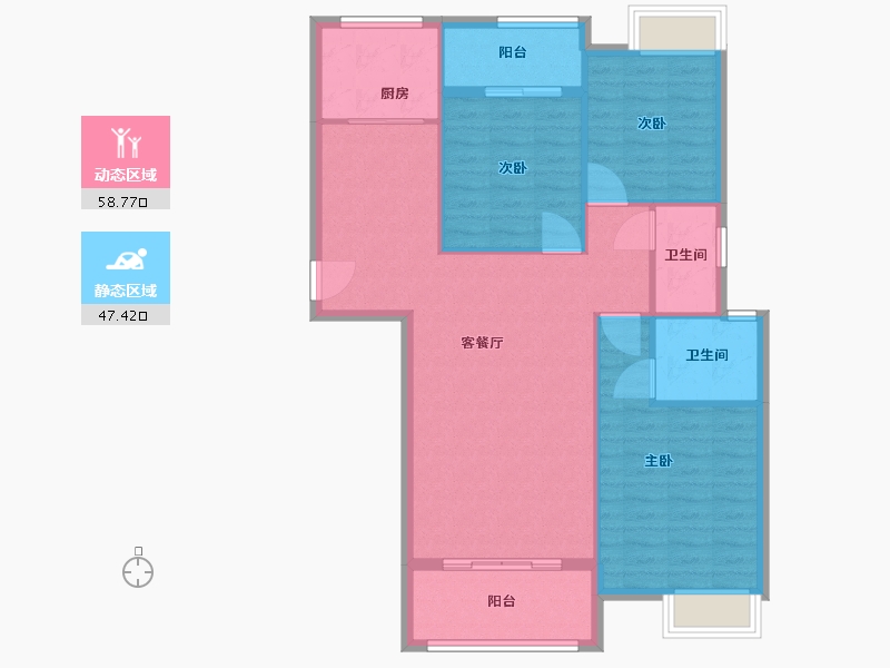 河南省-商丘市-力达七期-97.00-户型库-动静分区