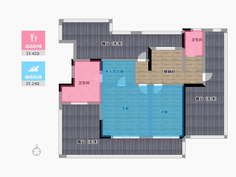 山东省-临沂市-奥正诚园-240.00-户型库-动静分区