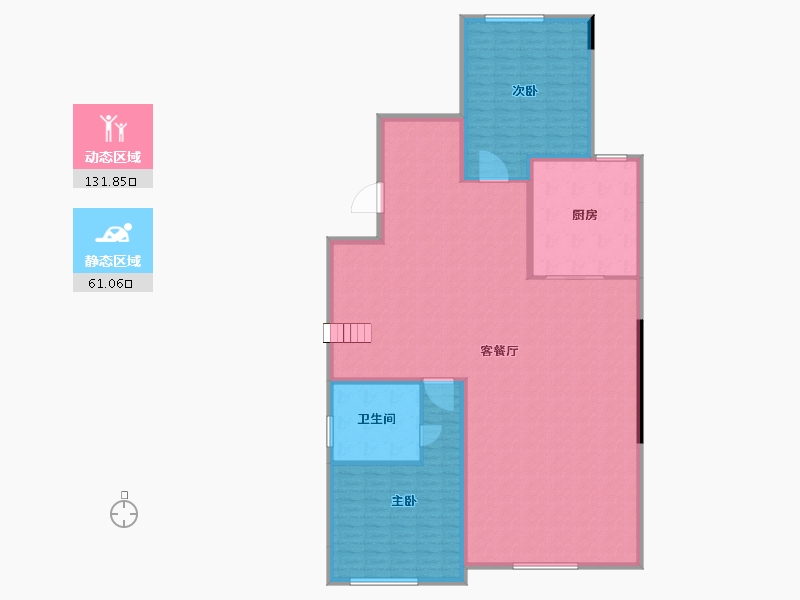 河南省-郑州市-普罗旺世-180.00-户型库-动静分区