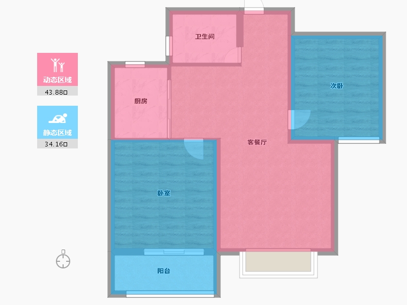 河北省-保定市-中诚红山泉语-70.10-户型库-动静分区