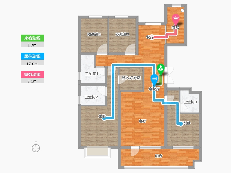 河北省-石家庄市-万滨天锦-114.00-户型库-动静线