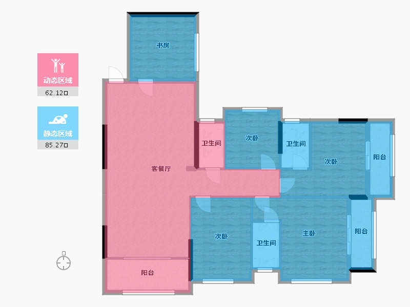 广西壮族自治区-柳州市-永安侗乡现代城-113.57-户型库-动静分区