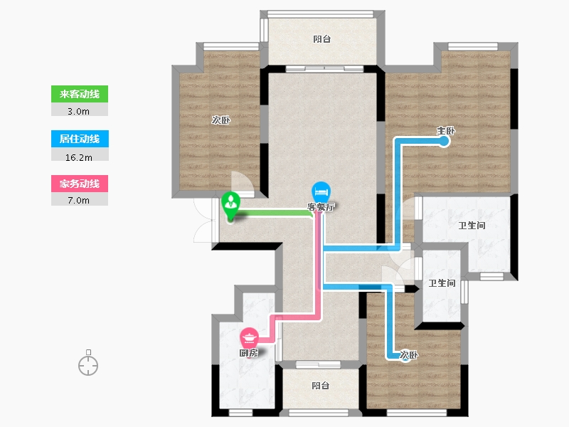 河南省-开封市-建业花园里-100.80-户型库-动静线