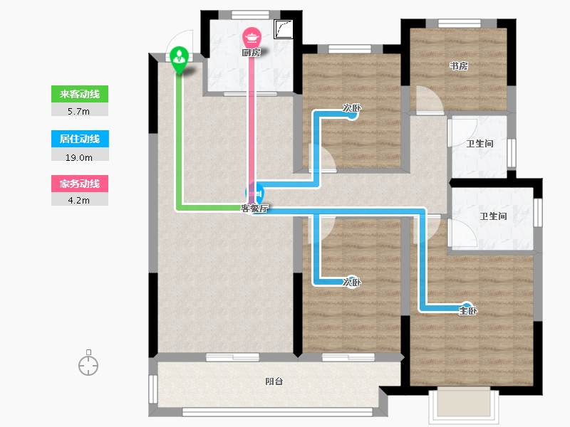 湖北省-宜昌市-国悦府-98.00-户型库-动静线