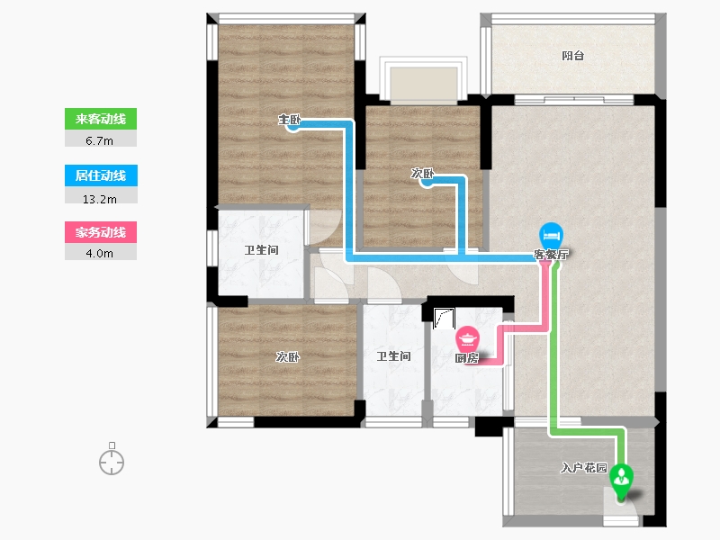 广东省-惠州市-华晟豪庭三期-74.90-户型库-动静线