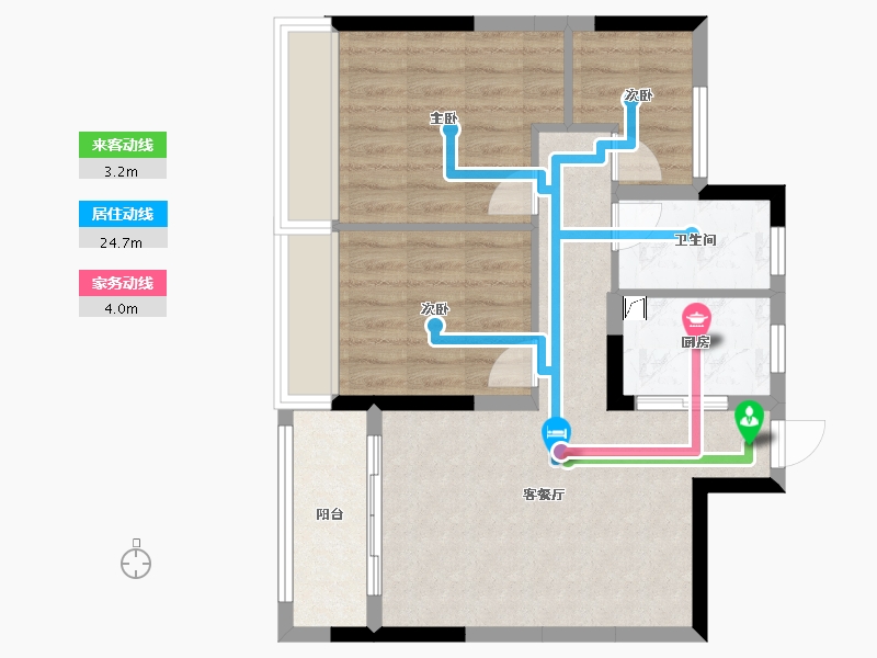 浙江省-绍兴市-尚贤府-68.00-户型库-动静线