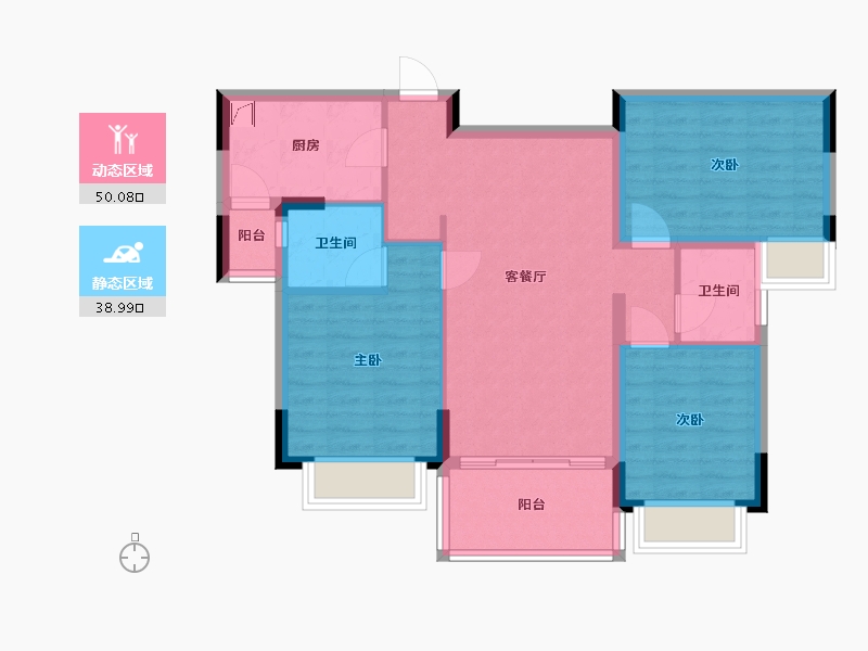 江西省-赣州市-华屹大观-103.00-户型库-动静分区