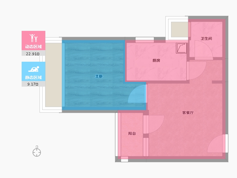 广东省-深圳市-木棉岭-30.00-户型库-动静分区