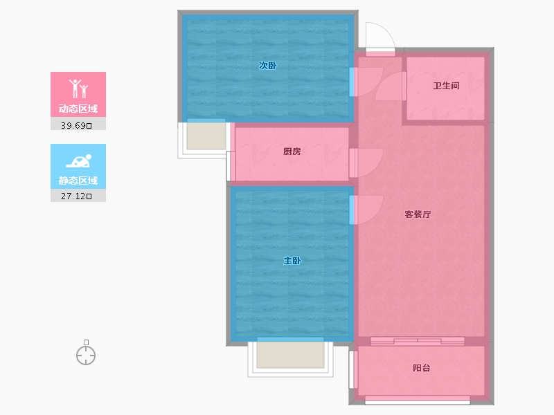 河北省-保定市-公园时代-77.12-户型库-动静分区