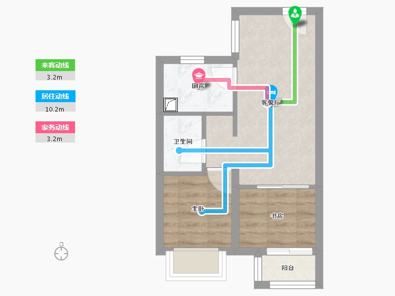 湖北省-武汉市-长江青年城-41.00-户型库-动静线