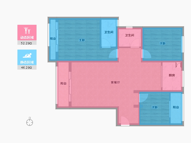 河南省-安阳市-金秋九里庭院-115.00-户型库-动静分区