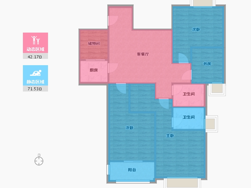 福建省-厦门市-欣盛丰森林海-118.00-户型库-动静分区