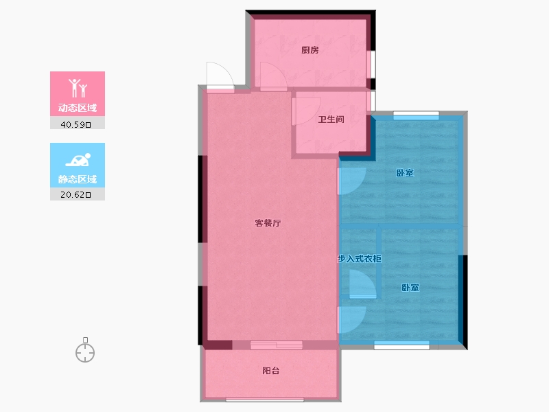 福建省-福州市-香缇郡-55.22-户型库-动静分区