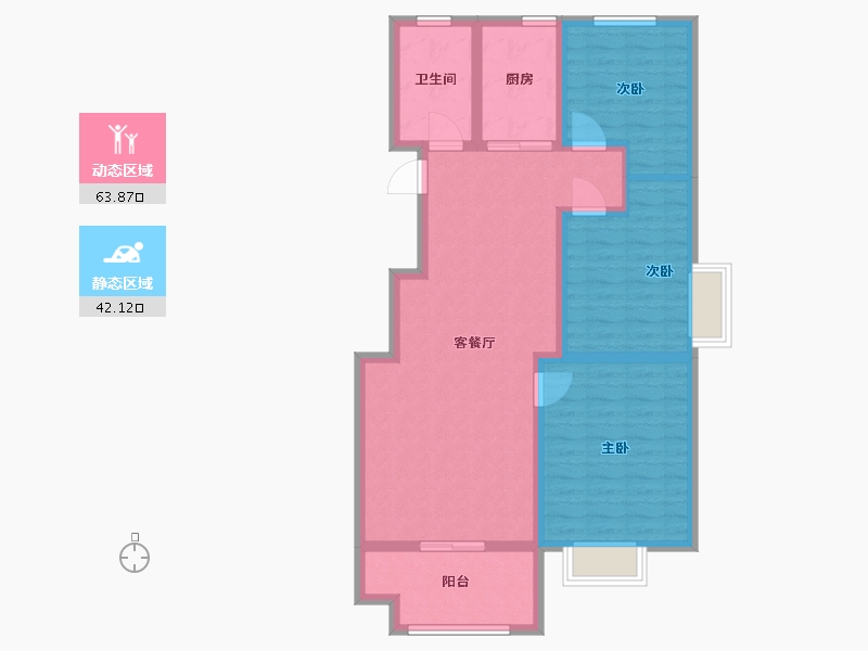 山东省-日照市-德瑞锦绣华府-95.00-户型库-动静分区