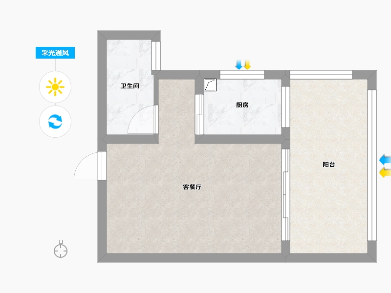 重庆-重庆市-长青森林公园-38.00-户型库-采光通风