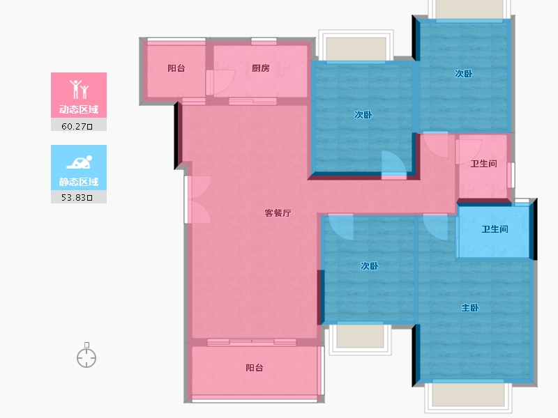 四川省-广安市-依云-103.00-户型库-动静分区