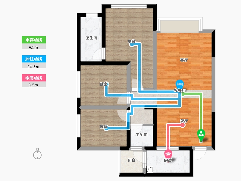 四川省-自贡市-华商墨香郡-90.00-户型库-动静线