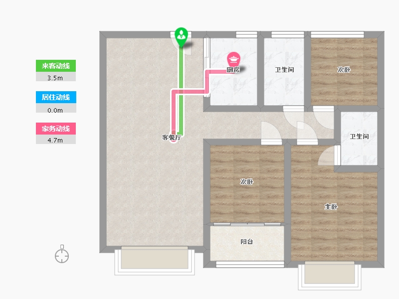 山东省-临沂市-北方明珠-77.10-户型库-动静线