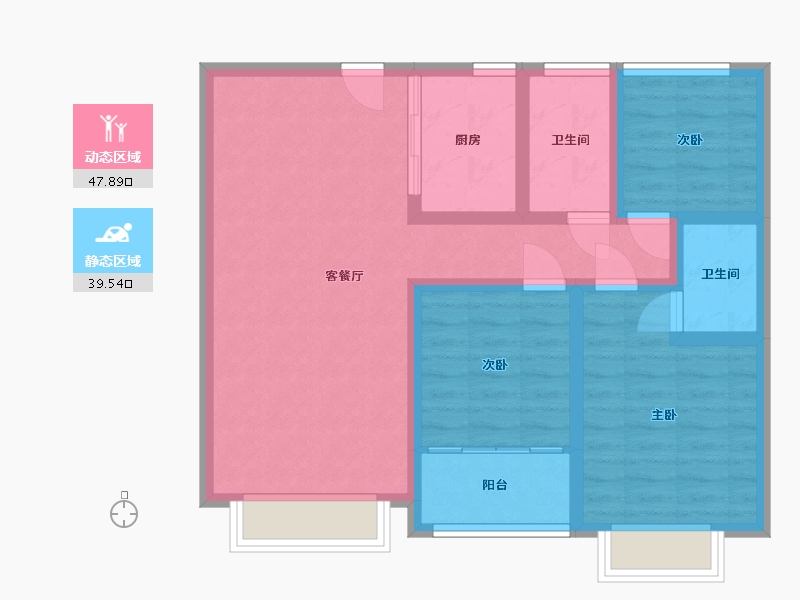 山东省-临沂市-北方明珠-77.10-户型库-动静分区