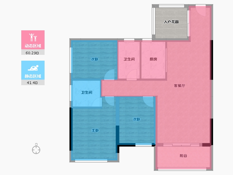 广东省-河源市-东城豪庭-100.00-户型库-动静分区