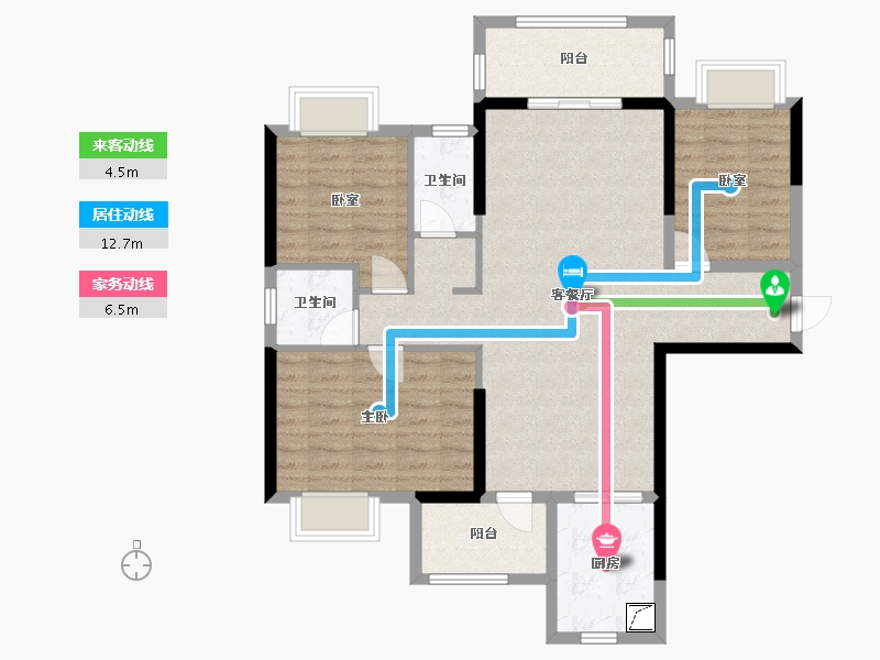 广东省-潮州市-海博熙泰-103.12-户型库-动静线