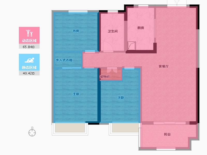 安徽省-六安市-东方御府-95.00-户型库-动静分区