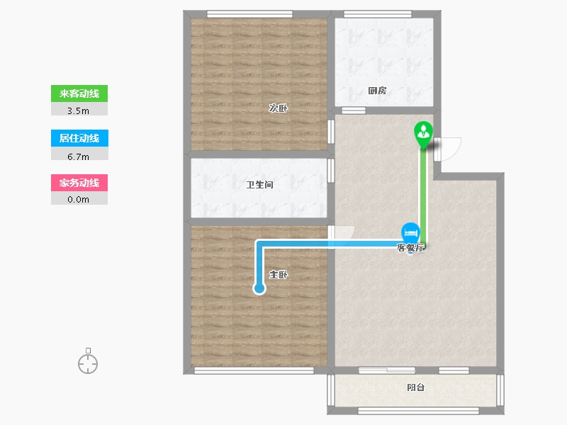 山西省-晋中市-杏花苑-108.00-户型库-动静线