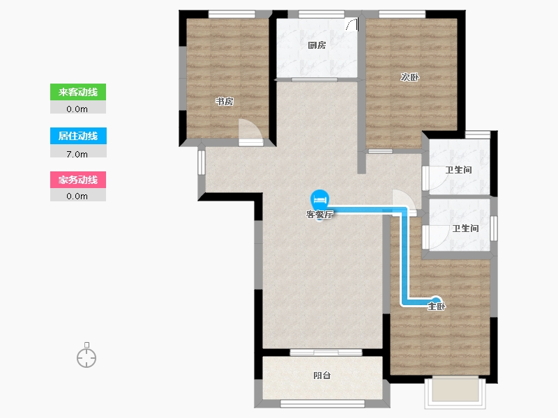 江苏省-宿迁市-运河首府-105.00-户型库-动静线