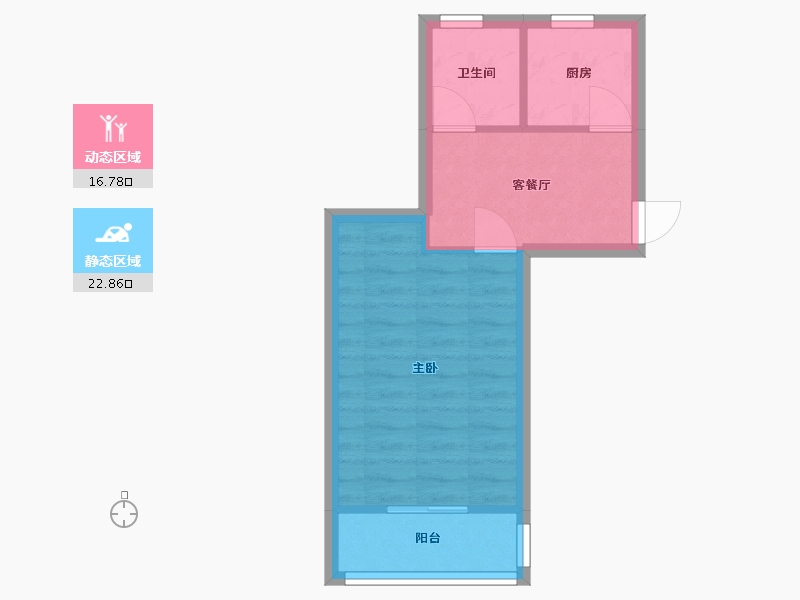 上海-上海市-月浦七村-36.00-户型库-动静分区