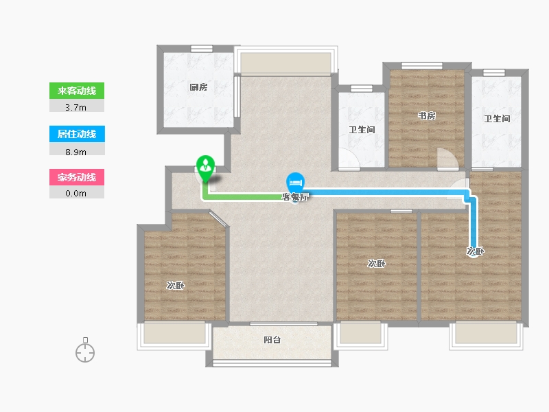 浙江省-湖州市-悦江花苑-15.00-户型库-动静线