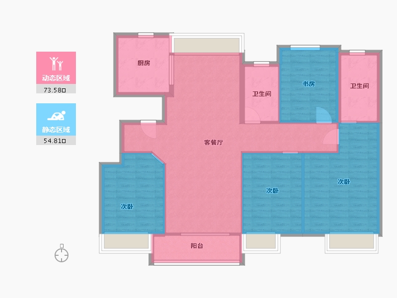 浙江省-湖州市-悦江花苑-15.00-户型库-动静分区