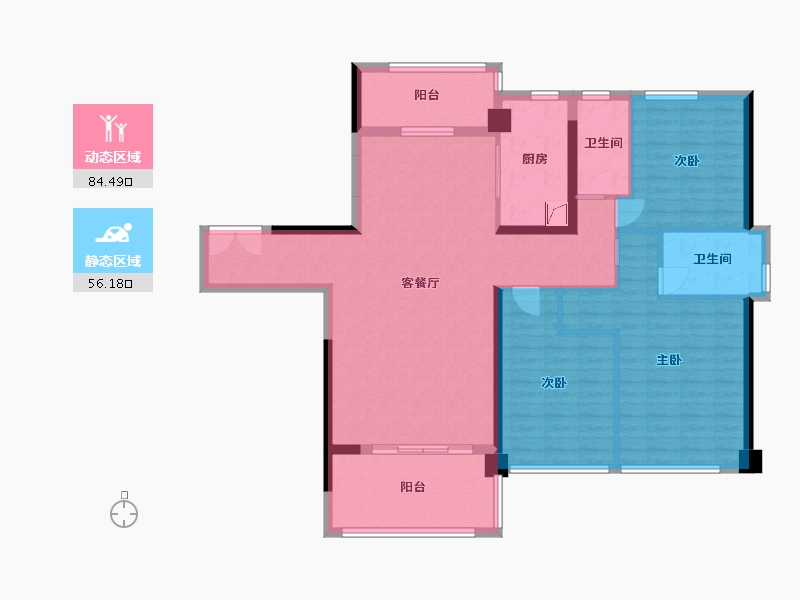 广西壮族自治区-贵港市-盛世悦城-150.00-户型库-动静分区