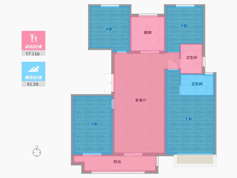 山东省-枣庄市-汇众·海志府-142.00-户型库-动静分区