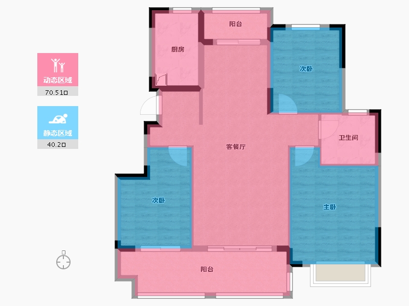 江西省-新余市-联发科永康状元府-100.00-户型库-动静分区