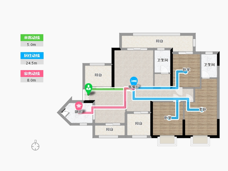 湖北省-咸宁市-赤壁-146.09-户型库-动静线