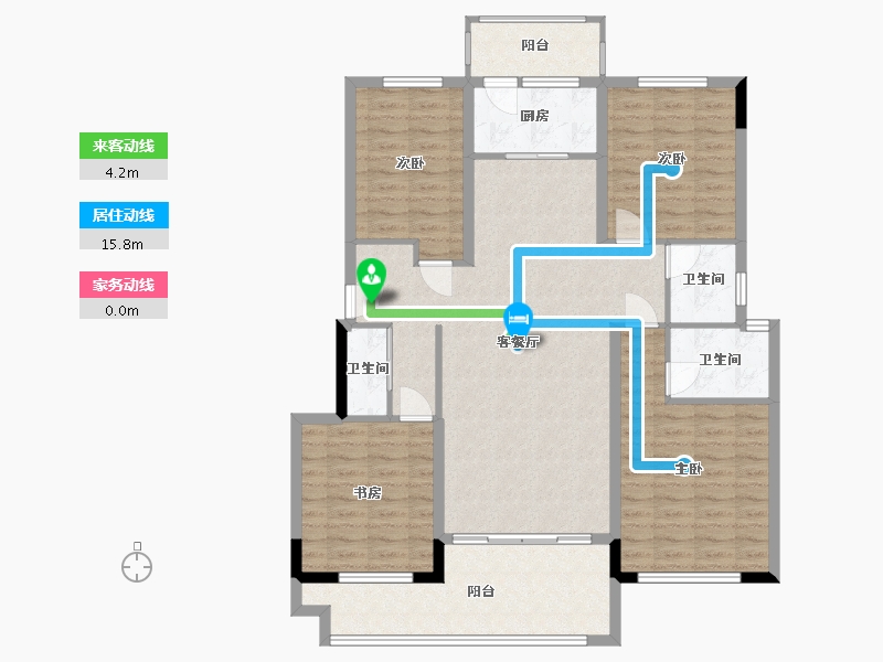 江西省-上饶市-九里阳光-142.00-户型库-动静线