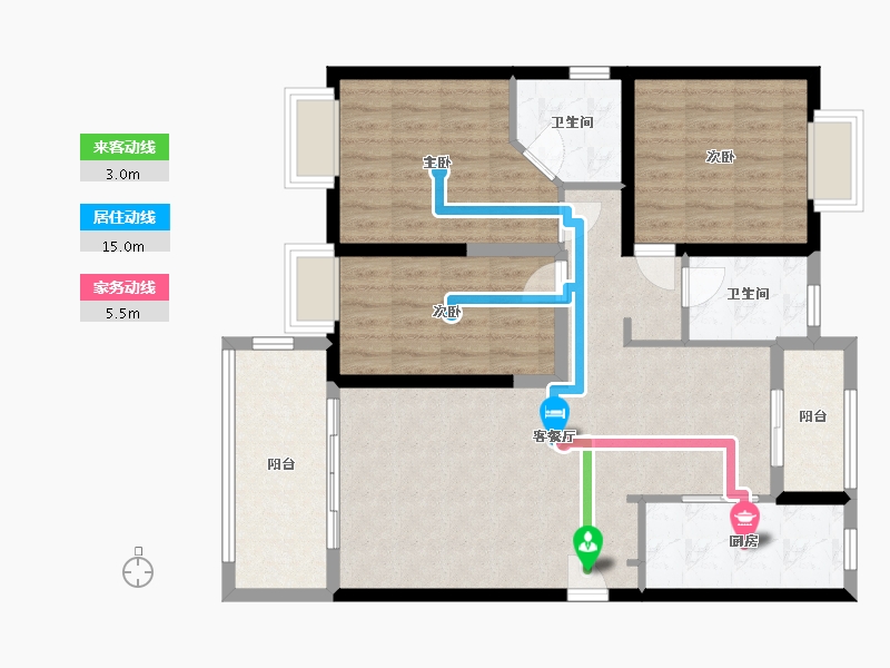 福建省-泉州市-唐宁湖郡-100.00-户型库-动静线