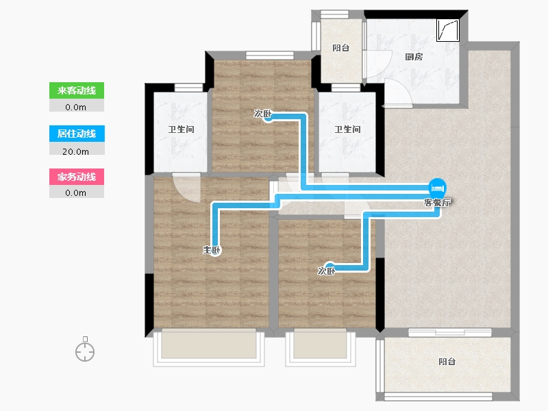 四川省-成都市-中梁-89.00-户型库-动静线