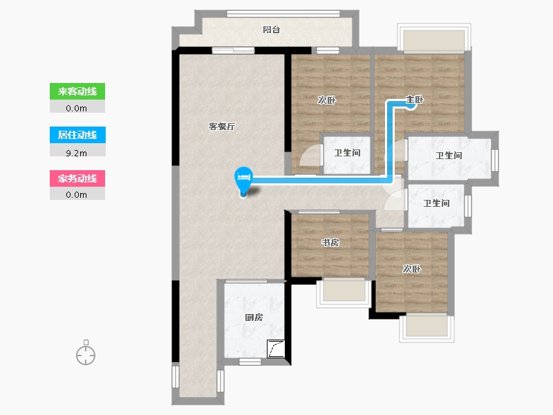 江西省-赣州市-信丰嘉福未来城-100.00-户型库-动静线